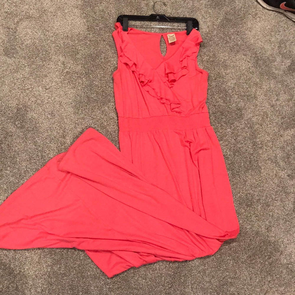 Pink maxi dress